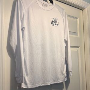 Bass Pro Shops White Long Sleeve Top Size S